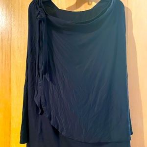 NWOT Black Wrap Style Skirt